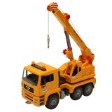 drehen-fraesen-bohren.de BRUDER Kinder Spielzeug MAN Kran - LKW kippbares Fahrerhaus orange M1:16 / 02754