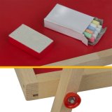 drehen-fraesen-bohren.de Doppelseitige Kindertafel Standtafel aus Holz
