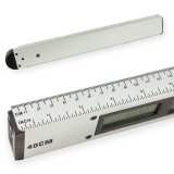 drehen-fraesen-bohren.de Digitaler Winkelmesser mit Wasserwaage 40 cm