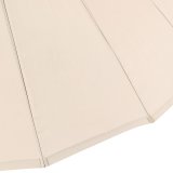 drehen-fraesen-bohren.de Sonnenschirm Gartenschirm Sonnenschutz Schirm mit Kurbel rund Ø 2,5m ecru beige