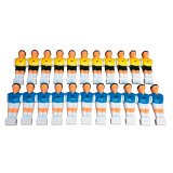 drehen-fraesen-bohren.de Kicker Tischfußball Kickerfiguren Mannschaften Set 22 Figuren für Ø 16mm Stangen